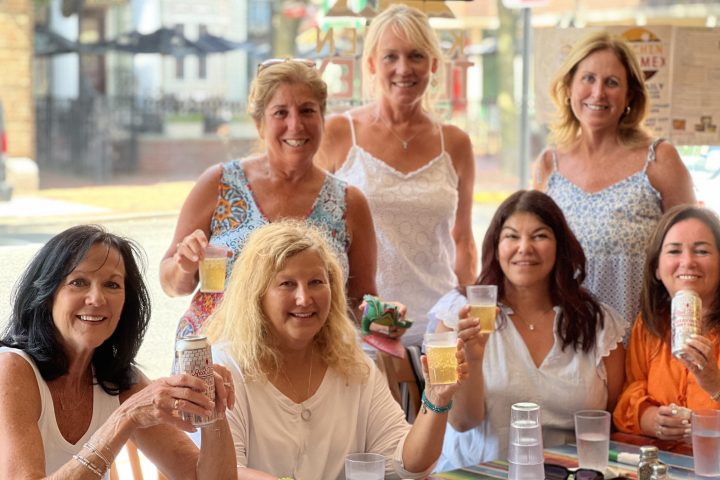 a group of people posing for a photo