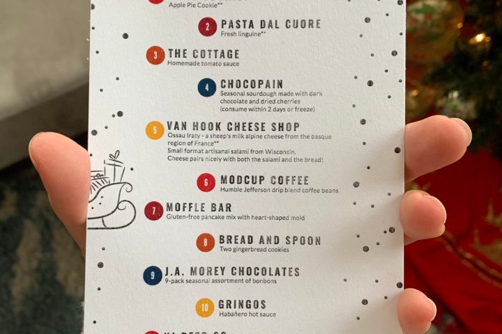 Foodie Box menu