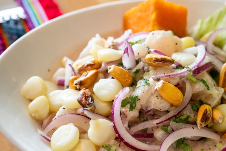 a bowl of food on a plate