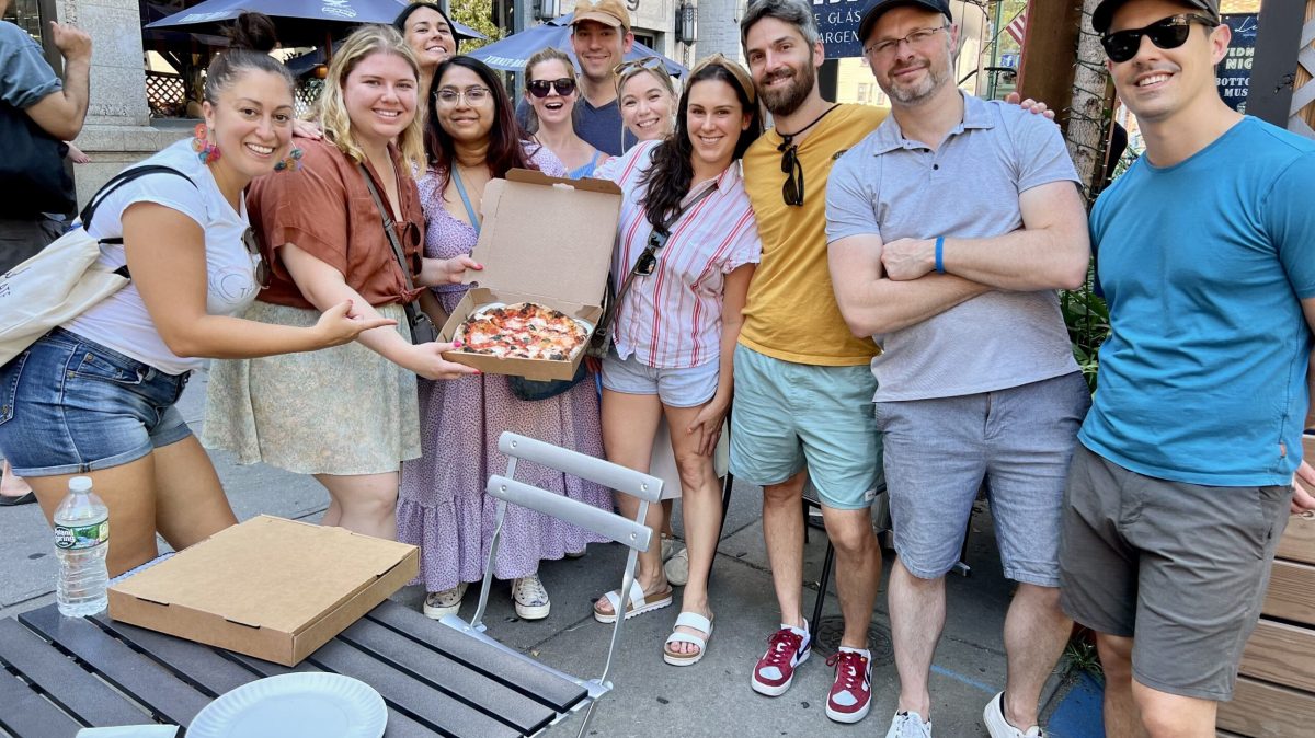 razza Alessia Aron et al. posing for the camera